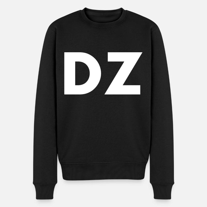 Dz - Männer Premium Bio Pullover - Schwarz