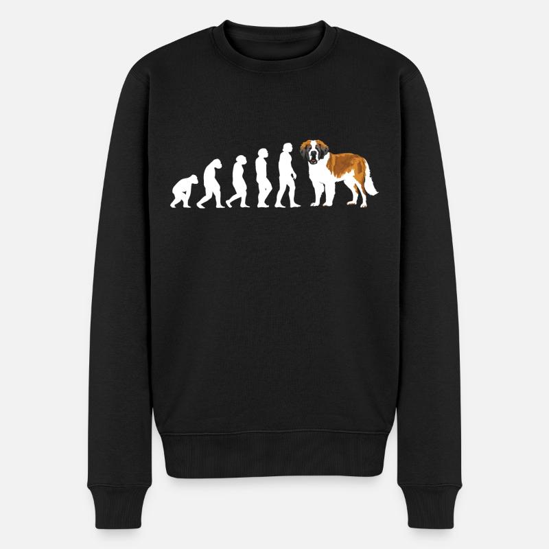 Evolution Saint-Bernard - Pull Premium bio Homme - noir