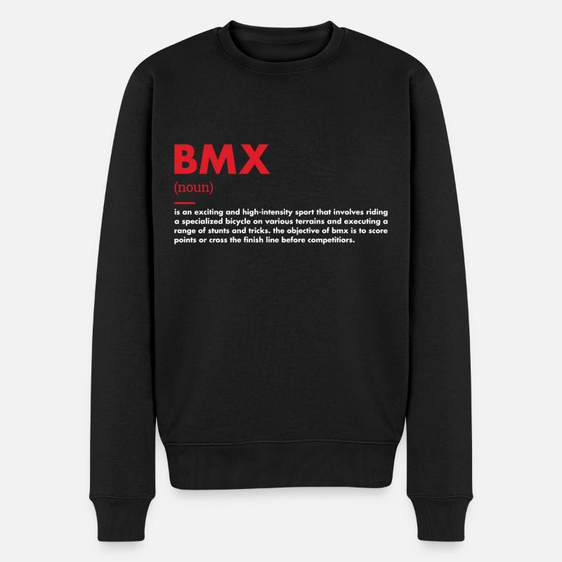 Sport Definition BMX - Männer Premium Bio Pullover - Schwarz