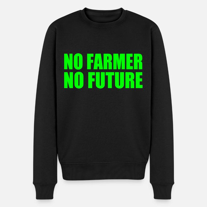 no farmer no future - Pull Premium bio Homme - noir