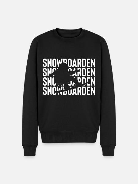 Snowboarding - (Sn) - Men's Premium Organic Jumper - black