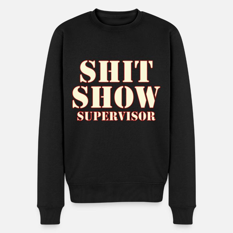 Superviseur de spectacle de merde - Pull Premium bio Homme - noir