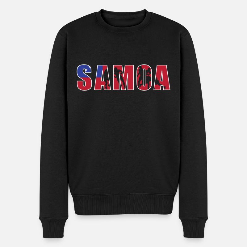 Samoa Rugby - Pull Premium bio Homme - noir