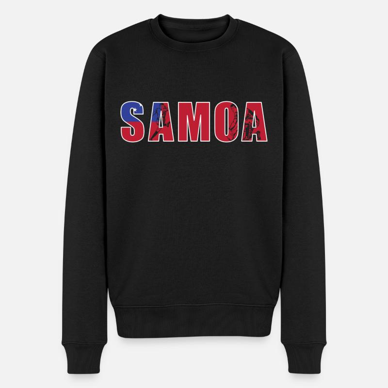 Samoa Rugby - Pull Premium bio Homme - noir