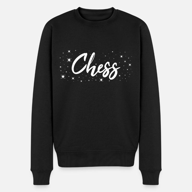 Joueur d’échecs Échecs - Pull Premium bio Homme - noir