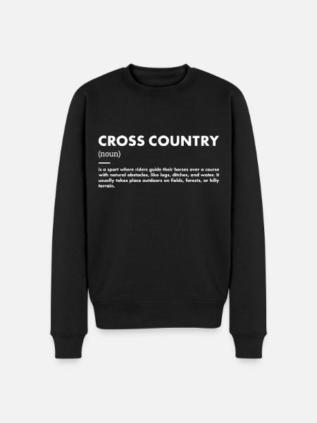 Rider Definition Cross Country - Men's Premium Organic Jumper - black