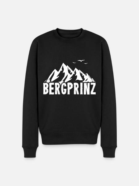 Bergprinz - (b) (2) - Männer Premium Bio Pullover - Schwarz