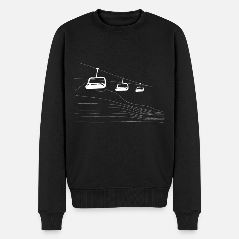 Ski - (41) - Pull Premium bio Homme - noir