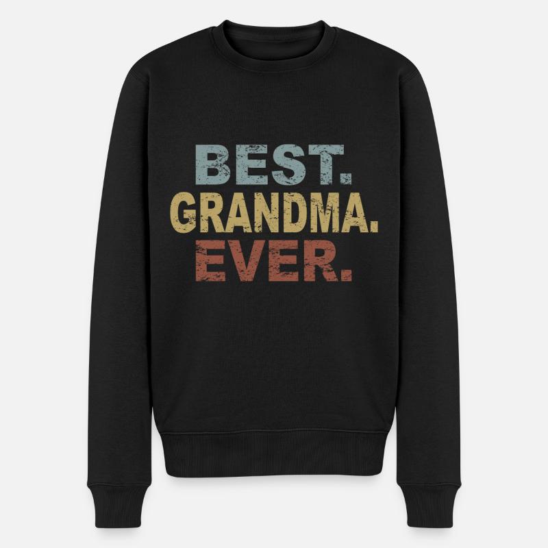 Grand-père grands-parents idée cadeau disant - Pull Premium bio Homme - noir