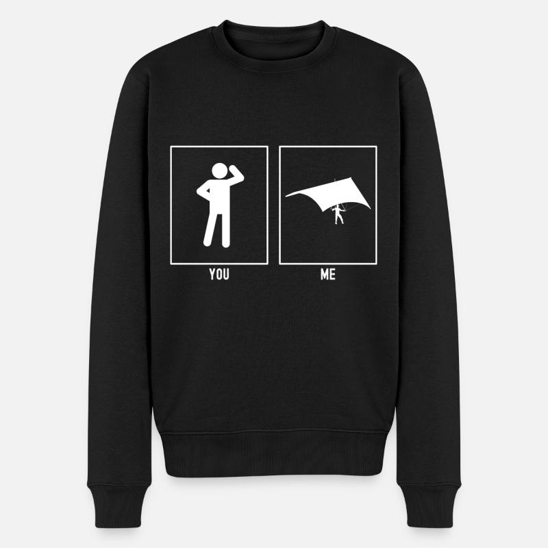 Vous - Moi - Capture Gliding - Pull Premium bio Homme - noir