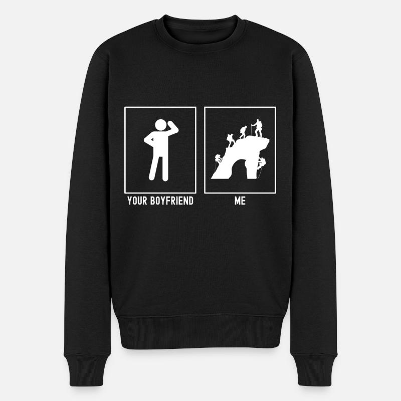 Votre ami - moi - Activités d’escalade - Pull Premium bio Homme - noir