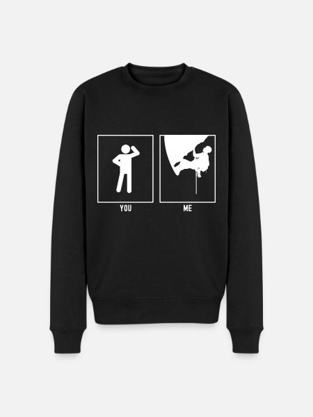 Vous - Moi - Climbing Top - Pull Premium bio Homme - noir