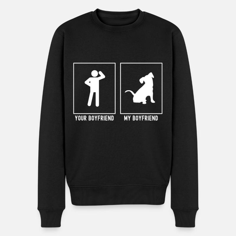 Ton ami - Mon ami - Chien - Pull Premium bio Homme - noir