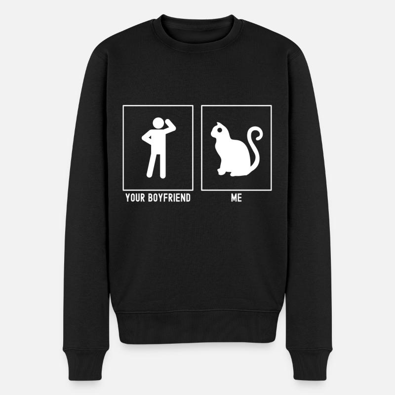 Votre ami - Moi - Cat Design - Pull Premium bio Homme - noir