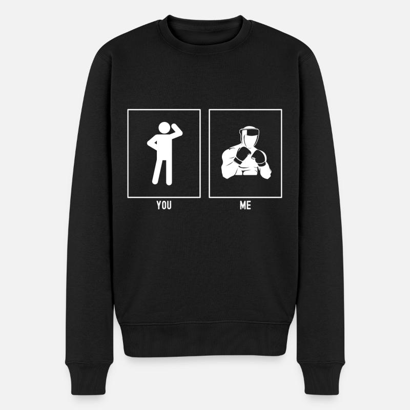 Vous - Moi - Boxeur - Pull Premium bio Homme - noir