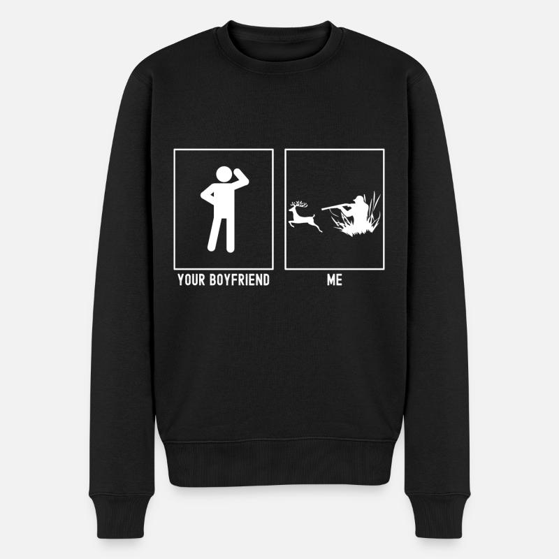 Ton ami - Moi - Chasse - Pull Premium bio Homme - noir