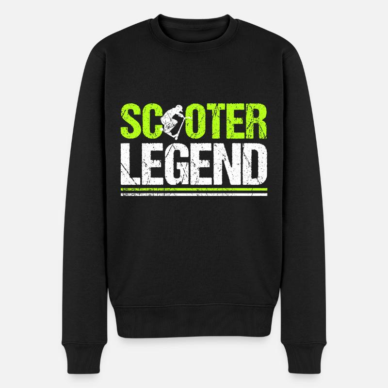 Scooter Legend Cascadeur Cascadeur Scooter - Pull Premium bio Homme - noir