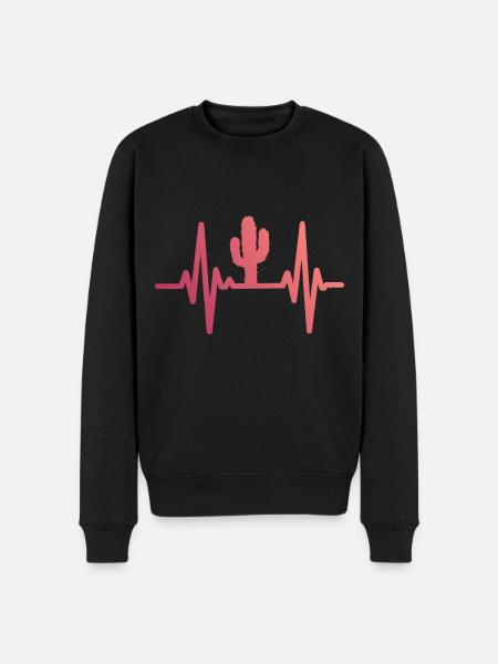Cactus Cacti Desert Plant - Men's Premium Organic Jumper - black