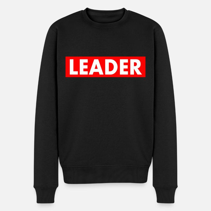 Leader - Pull Premium bio Homme - noir