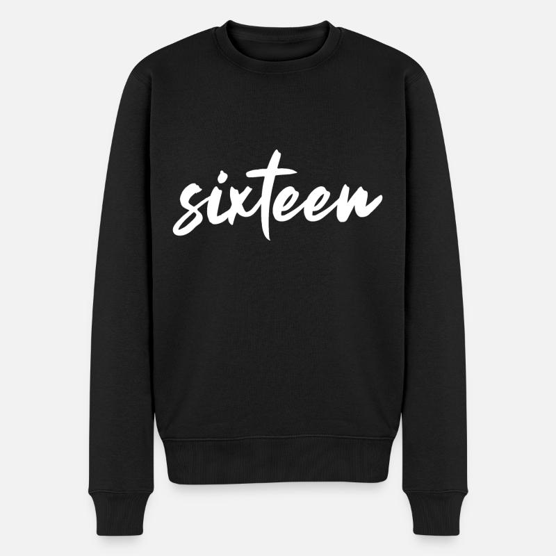 16E ANNIVERSAIRE SEIZE - Pull Premium bio Homme - noir