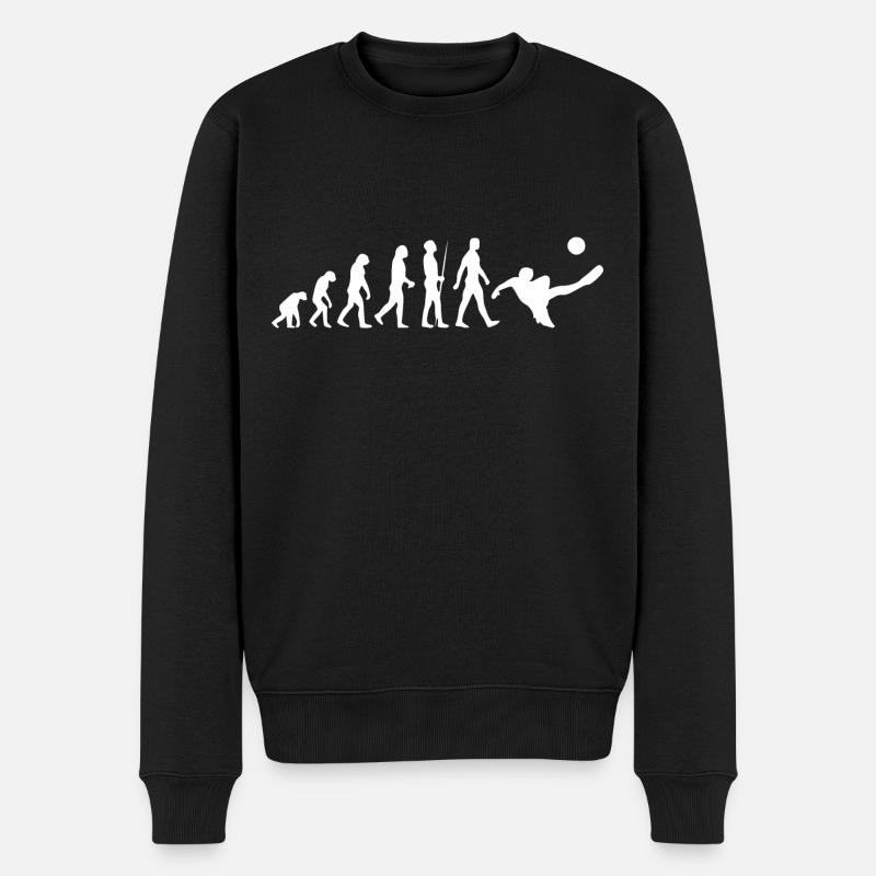 Football - Évolution - Pull Premium bio Homme - noir