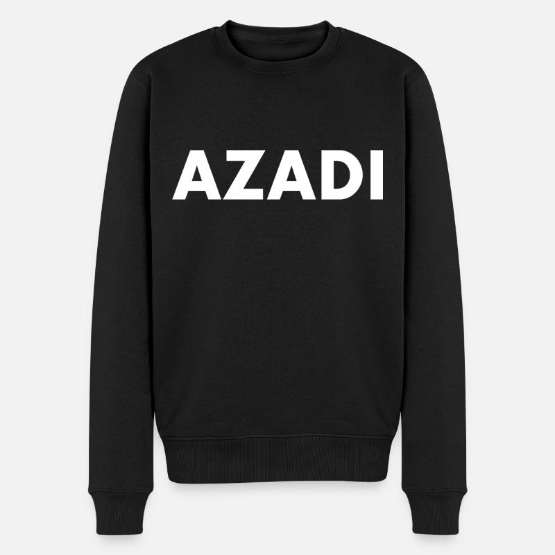 Azadi - Pull Premium bio Homme - noir