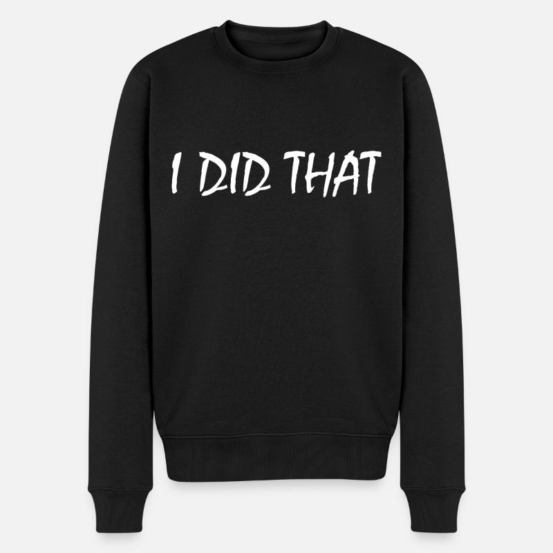 I did that - Pull Premium bio Homme - noir