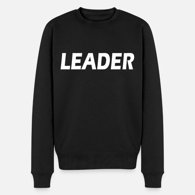 Leader - Pull Premium bio Homme - noir