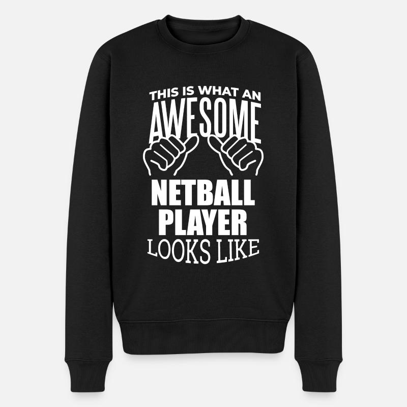 Netball - Pull Premium bio Homme - noir