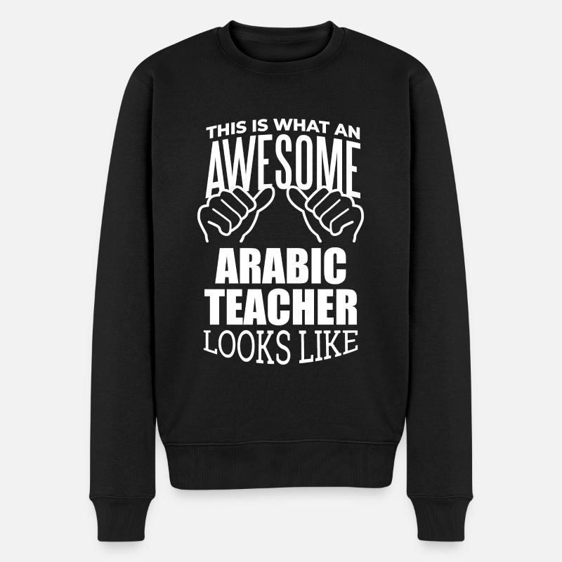 Arabisch - Männer Premium Bio Pullover - Schwarz