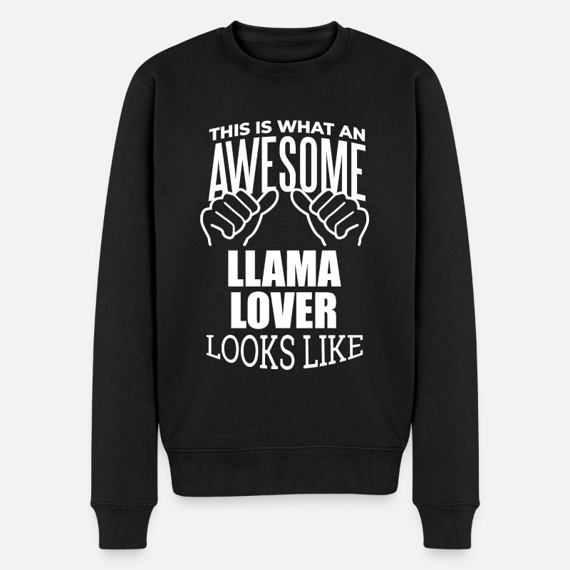 Lama - Pull Premium bio Homme - noir