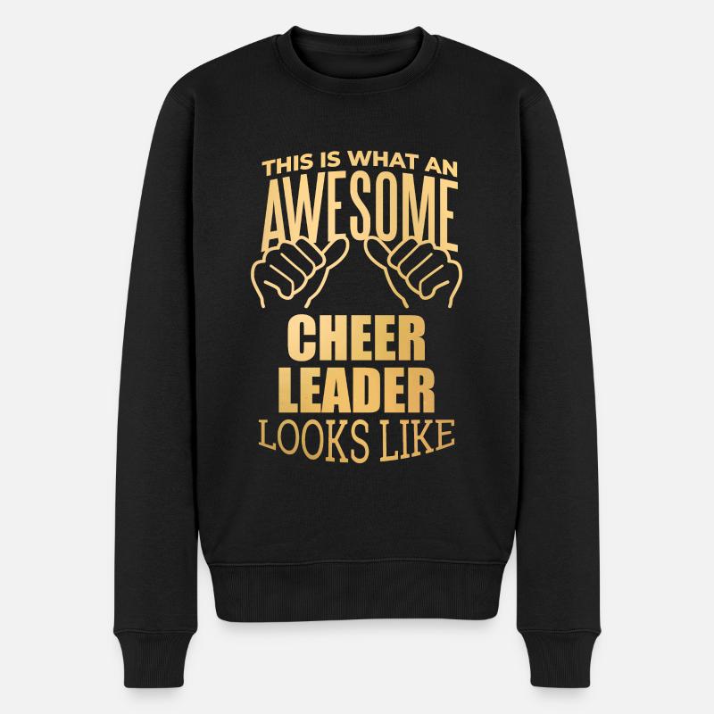 cheerleader - Pull Premium bio Homme - noir
