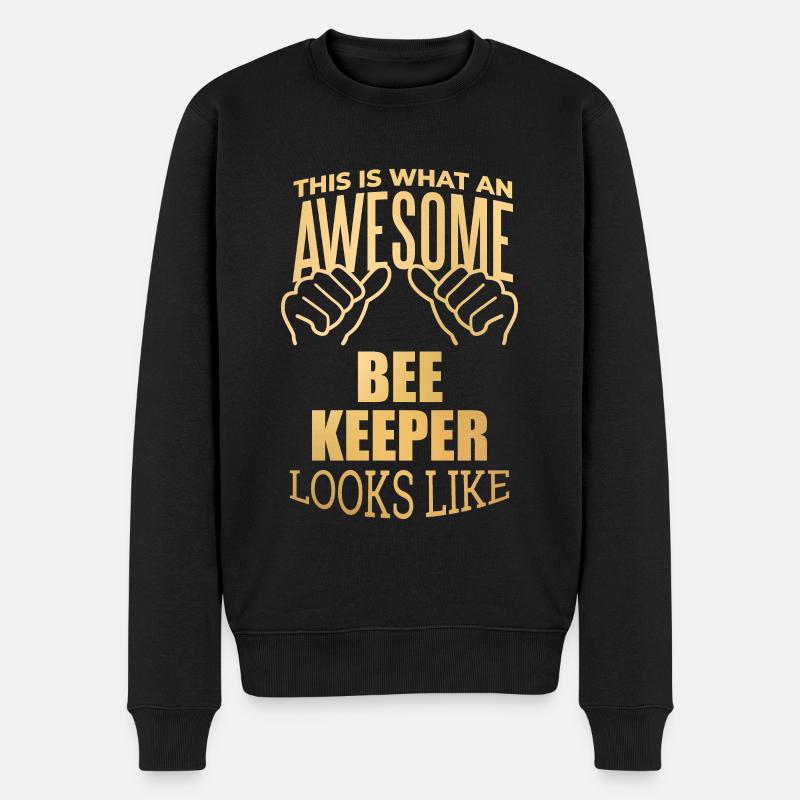 Imker - Männer Premium Bio Pullover - Schwarz