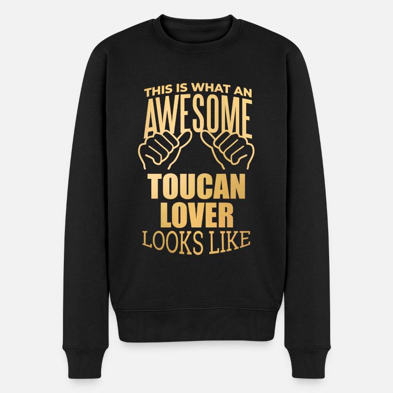 toucan - Pull Premium bio Homme - noir