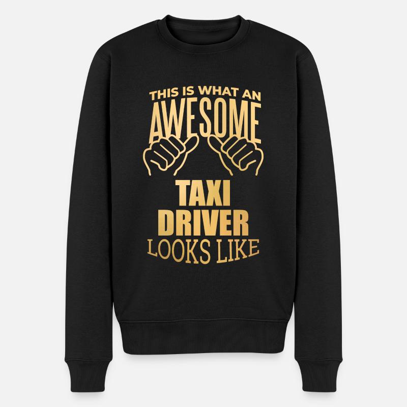 chauffeur de taxi - Pull Premium bio Homme - noir