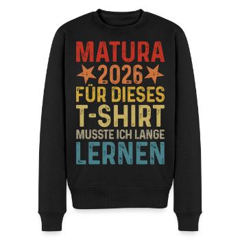 Maturité 2026 - Pull Premium bio Homme - noir - Devant - Nico (187cm)