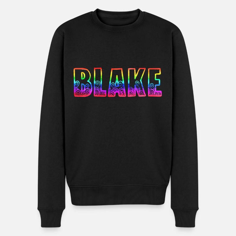 blake rs arc-en-ciel - Pull Premium bio Homme - noir