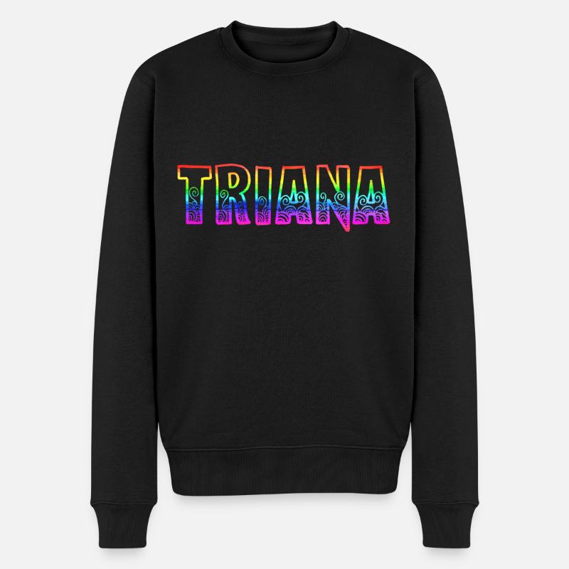 triana rs arc-en-ciel - Pull Premium bio Homme - noir