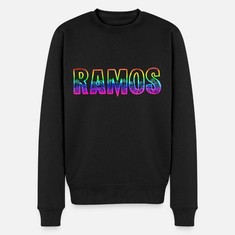 Ramos RS Arc-en-ciel - Pull Premium bio Homme - noir