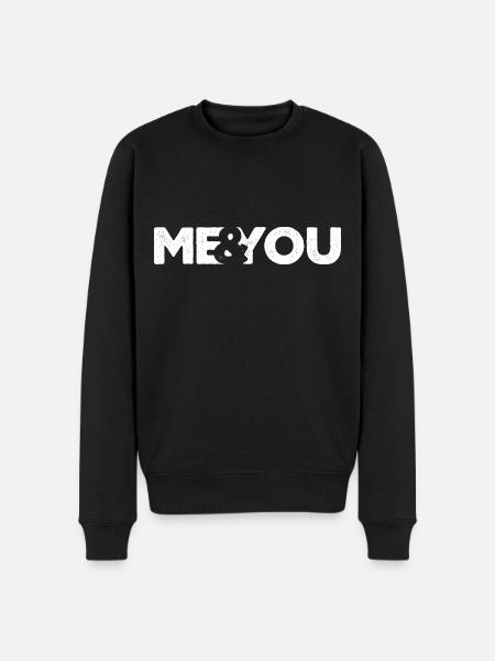 ME&YOU - Men's Premium Organic Jumper - black