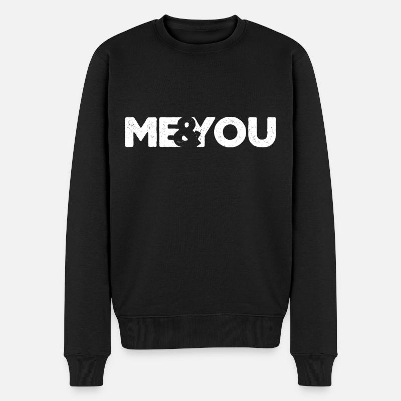 MOI &VOUS - Pull Premium bio Homme - noir
