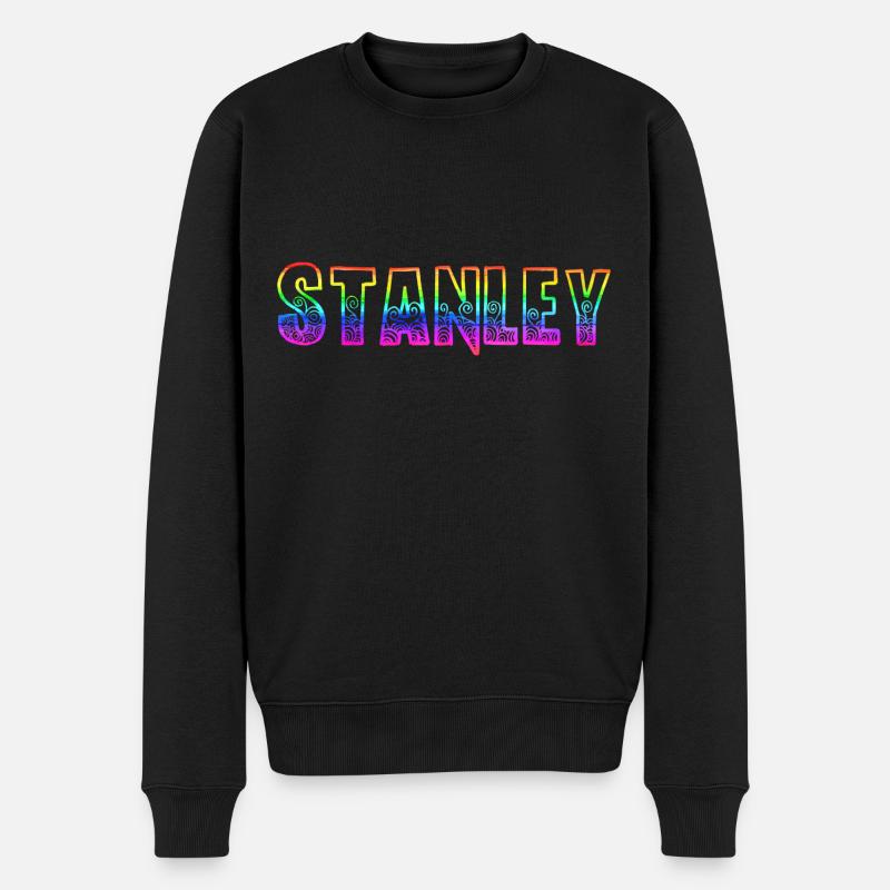 stanley rs regenbogen - Männer Premium Bio Pullover - Schwarz