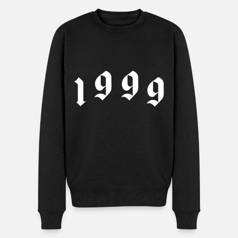 Année 1999 - Pull Premium bio Homme - noir
