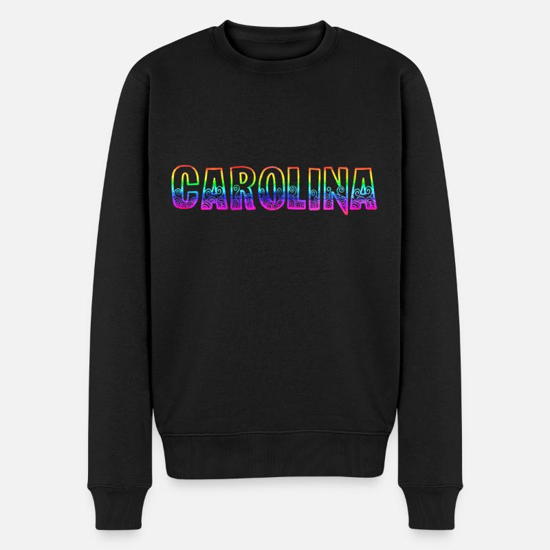 carolina rs arc-en-ciel - Pull Premium bio Homme - noir