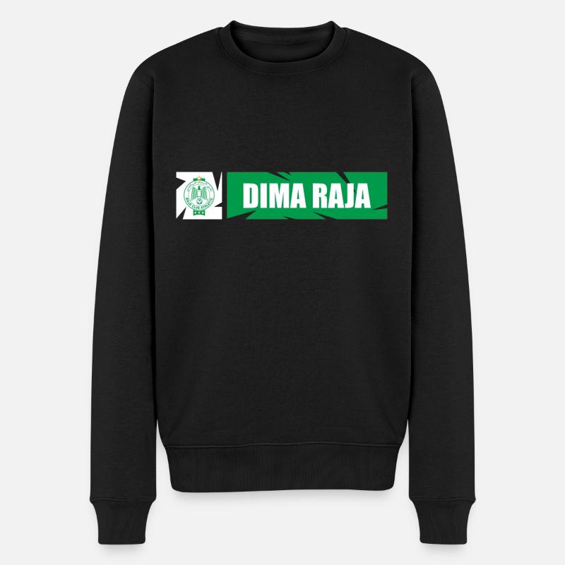 DIMA RAJA - Pull Premium bio Homme - noir