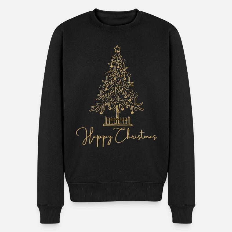 Joyeux Noël joyeux - Pull Premium bio Homme - noir