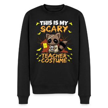 C’est mon effrayant professeur Costume School Halloween - Pull Premium bio Homme - noir - Devant - Nico (187cm)