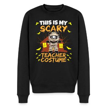 C’est mon effrayant professeur Costume School Halloween - Pull Premium bio Homme - noir - Devant - Nico (187cm)