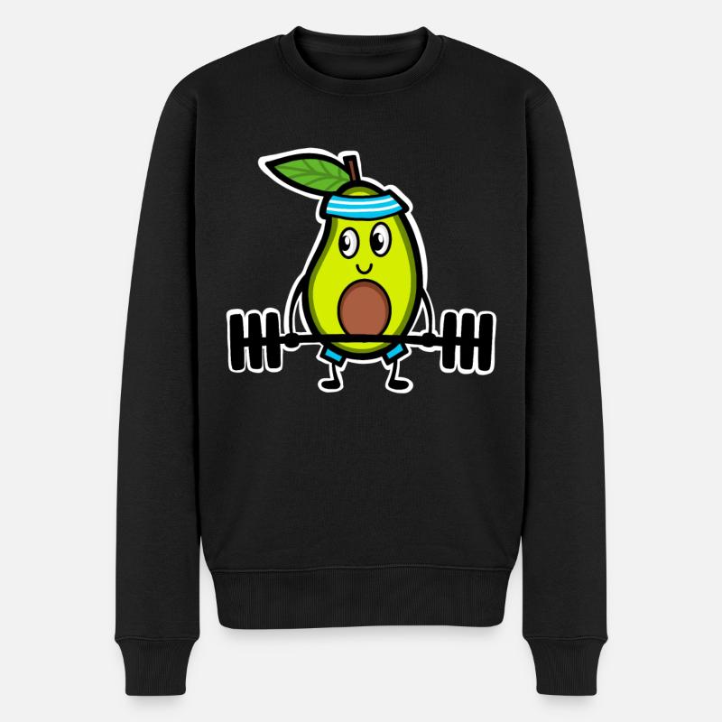 Avocat-Haltérophilie - Pull Premium bio Homme - noir