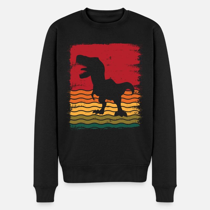 T-Rex - Pull Premium bio Homme - noir